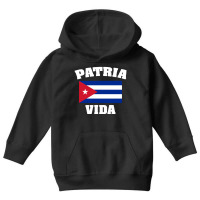 Vote Cuba Flag Youth Hoodie | Artistshot