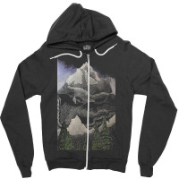 Mountain T  Shirt Mountain Majesty T  Shirt Zipper Hoodie | Artistshot