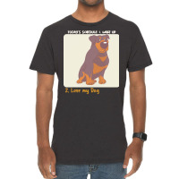 Rottweiler Lover T  Shirt Today's Schedule Vintage T-shirt | Artistshot