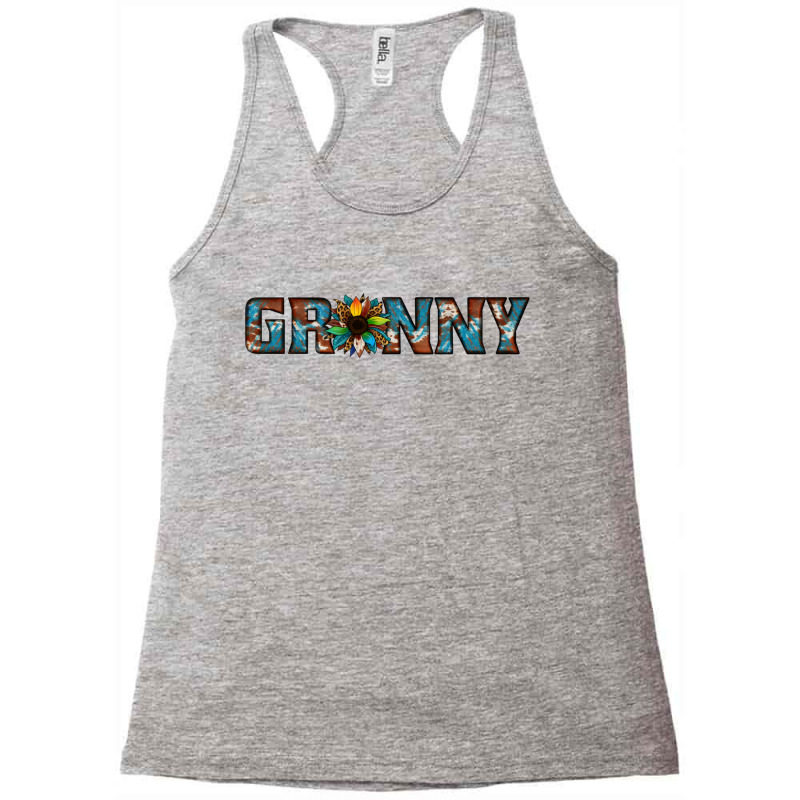 Granny Cowhide Sunflower Racerback Tank | Artistshot