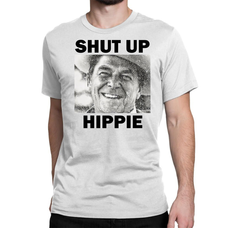 ronald reagan hippie shirt