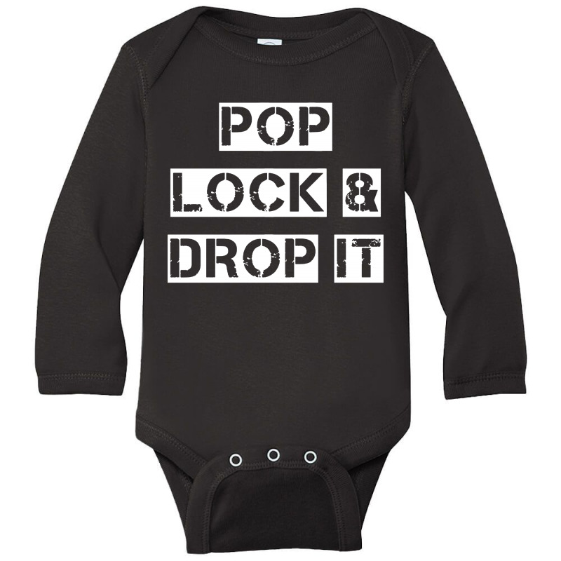 Drop It Long Sleeve Baby Bodysuit by jurdex Tees | Artistshot