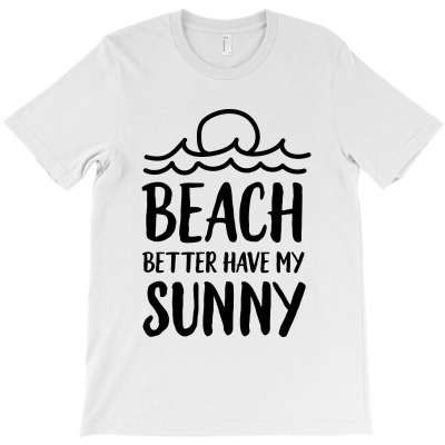 Beach Sunny T-shirt Designed By Christina S Hoyle