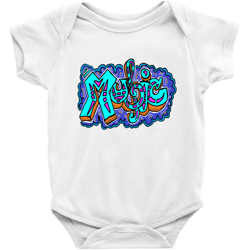 Music G Cord Baby Bodysuit by kimcrimmins | Artistshot