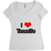 I Love Tenerife Women's Triblend Scoop T-shirt | Artistshot