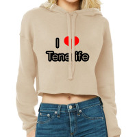 I Love Tenerife Cropped Hoodie | Artistshot