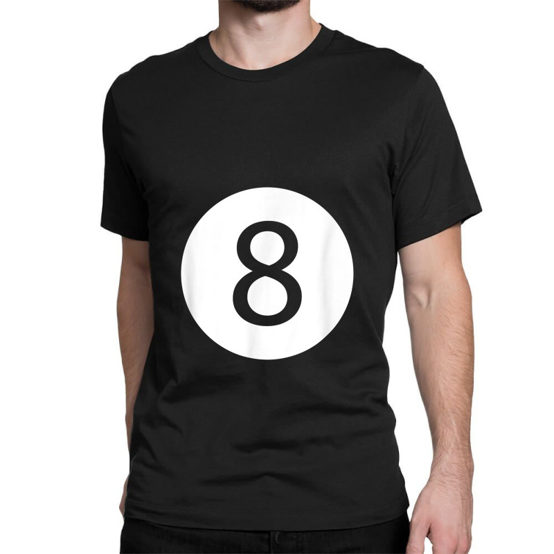 Efunny 8 Ball Magic Eight Ball Billiards Pool Black Classic T-shirt | Artistshot