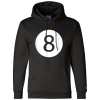 Efunny 8 Ball Magic Eight Ball Billiards Pool Black Champion Hoodie | Artistshot