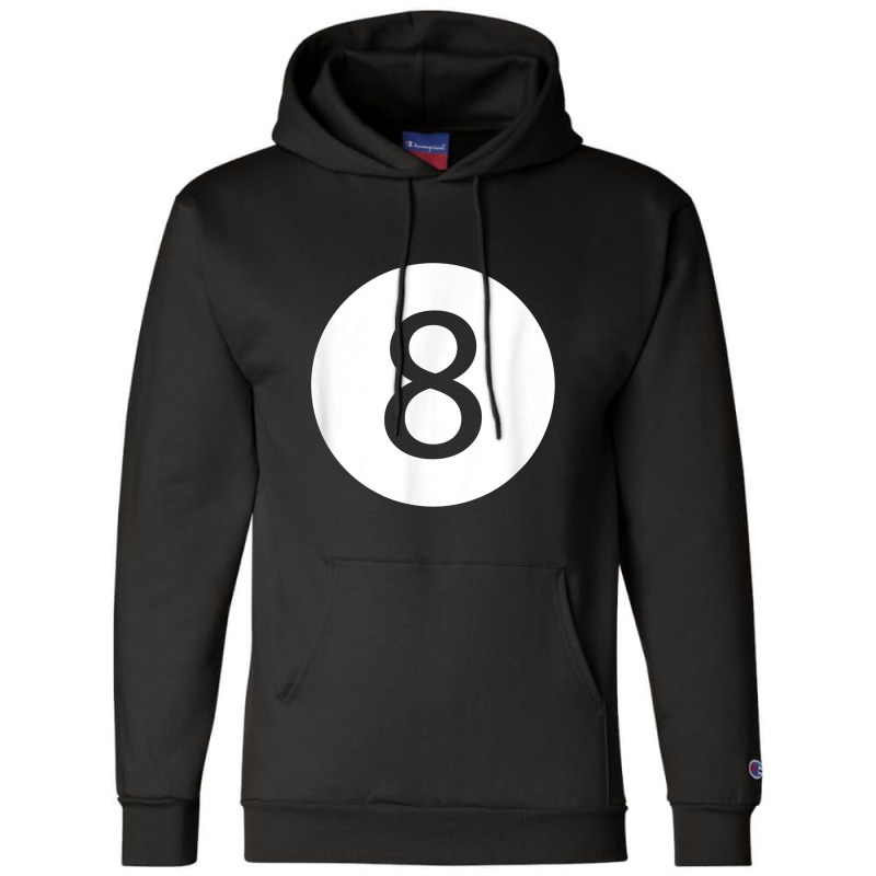 Efunny 8 Ball Magic Eight Ball Billiards Pool Black Champion Hoodie | Artistshot