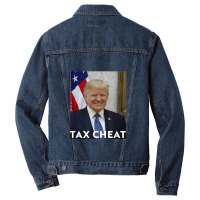 Tax Cheat Trump Men Denim Jacket | Artistshot