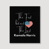 The First But Not The Last Kamala Portrait Canvas Print | Artistshot