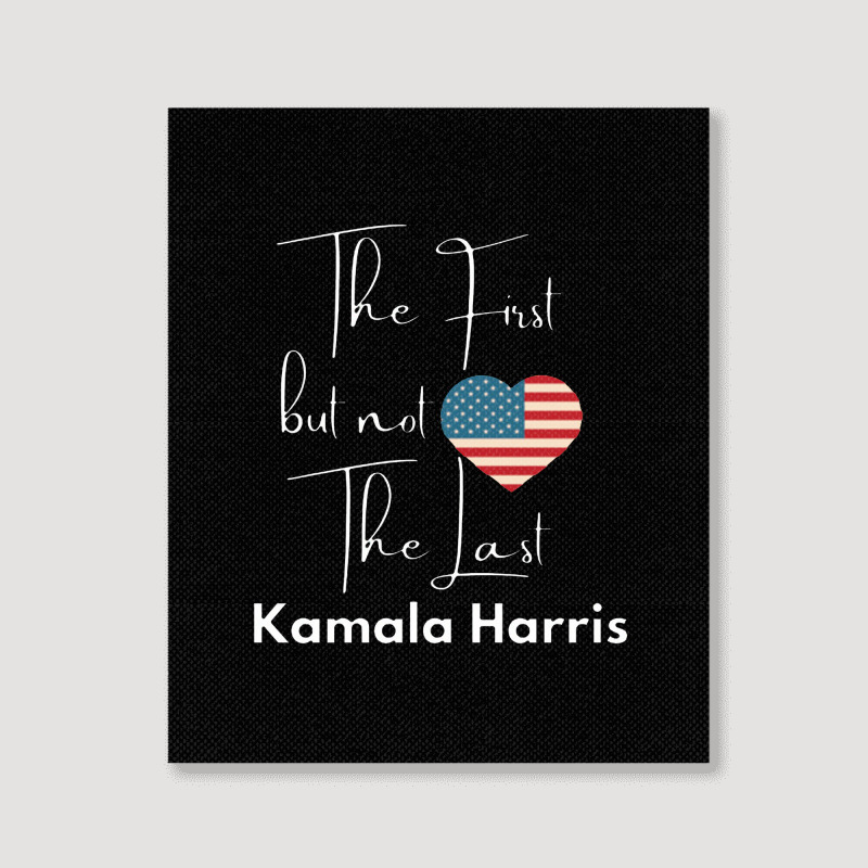 The First But Not The Last Kamala Portrait Canvas Print | Artistshot