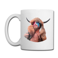 The Horned Shirtless Trump Protestor Coffee Mug | Artistshot