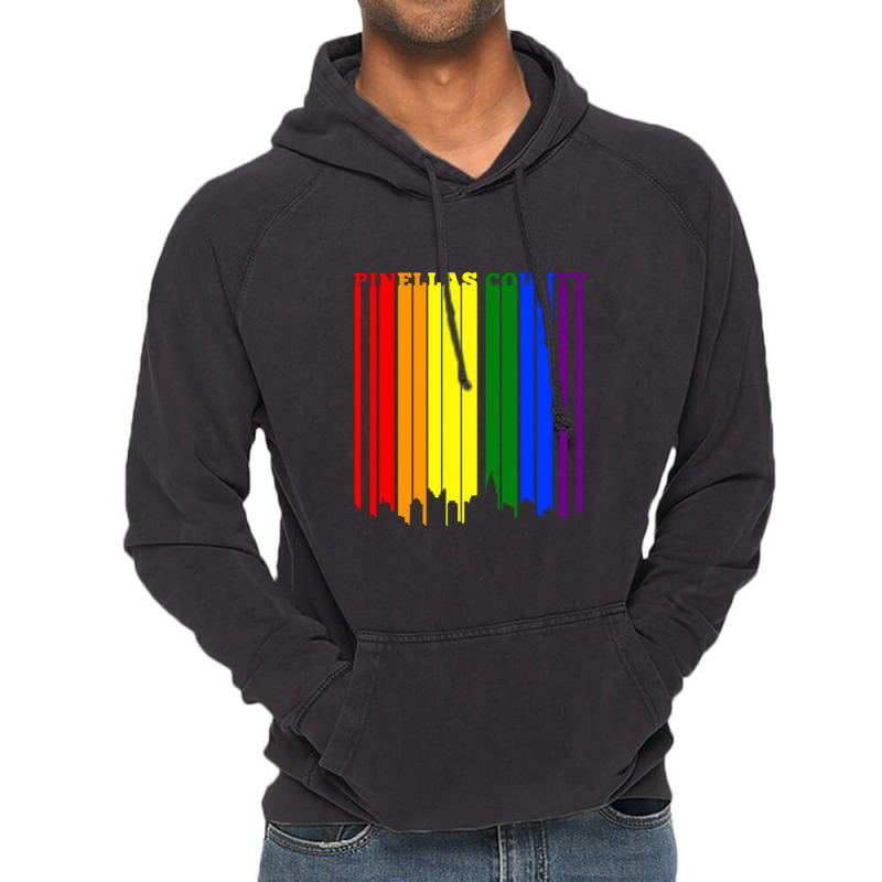 Pinellas County Florida Lgbtq Gay Lesbian Pride Vintage Hoodie | Artistshot