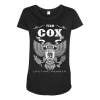 Cox Lifetime Member Maternity Scoop Neck T-shirt | Artistshot