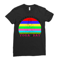 International Day Of Yoga T  Shirt International Day Of Yoga T  Shirt Ladies Fitted T-shirt | Artistshot