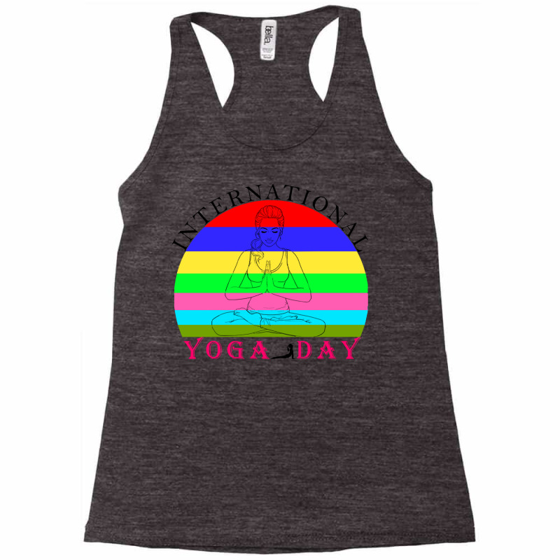 International Day Of Yoga T  Shirt International Day Of Yoga T  Shirt Racerback Tank by actsetting | Artistshot