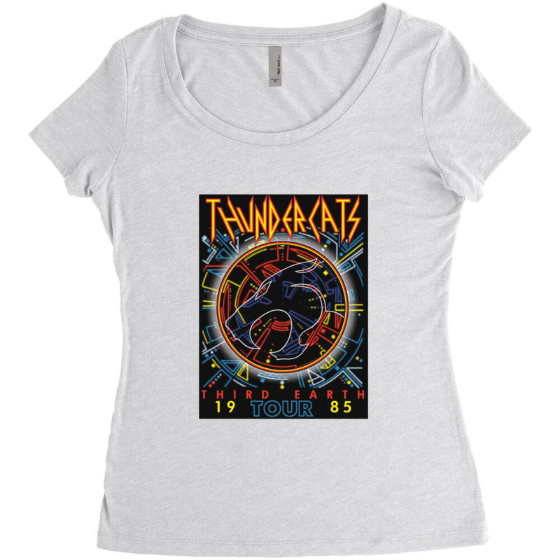 Thundercats Third Earth Tour Women's Triblend Scoop T-shirt by mejobokecamatan | Artistshot