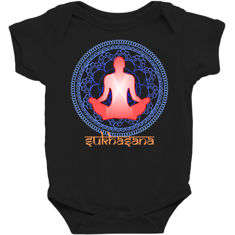 International Yoga Day 2021 T  Shirt International Yoga Day Sukhasana Baby Bodysuit by actsetting | Artistshot