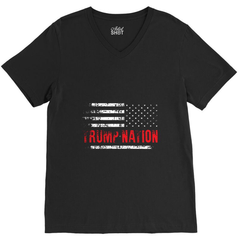 Trump Nation 2020 V-neck Tee | Artistshot