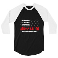 Trump Nation 2020 3/4 Sleeve Shirt | Artistshot