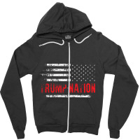 Trump Nation 2020 Zipper Hoodie | Artistshot