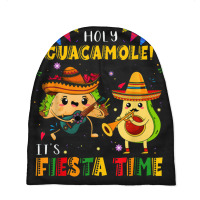 Funny Cinco De Mayo Holy Guacamole It's Fiesta Time Avocado Baby Beanies | Artistshot