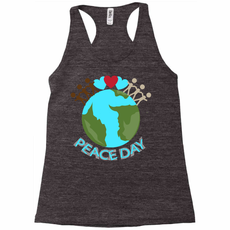 Peace Day T  Shirt Peace Day International Event T  Shirt Racerback Tank by actsetting | Artistshot