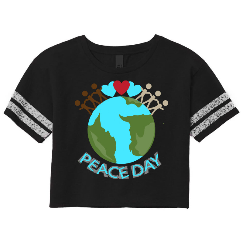 Peace Day T  Shirt Peace Day International Event T  Shirt Scorecard Crop Tee by actsetting | Artistshot