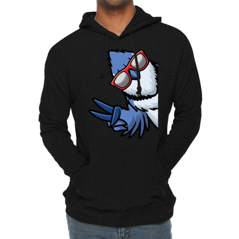 Bird Lover T  Shirt Blue Jay Bird Cyanocitta Cristata T  Shirt (1) Lightweight Hoodie by martyprosacco868 | Artistshot