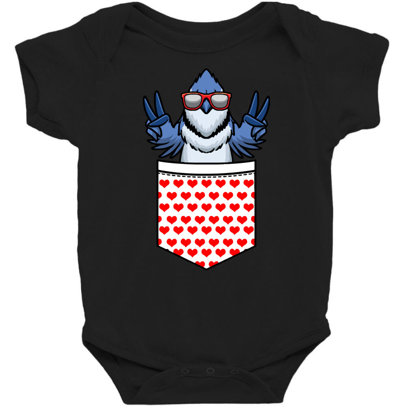 Bird Lover T  Shirt Blue Jay Bird Cyanocitta Cristata T  Shirt (2) Baby Bodysuit by martyprosacco868 | Artistshot