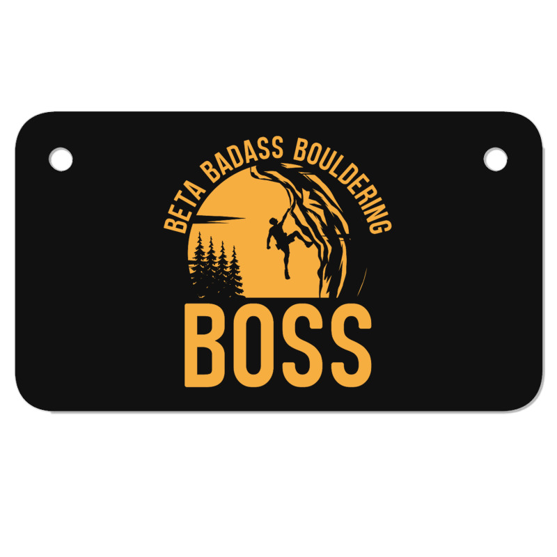 21 Bouldering Climbing Climber Boulderer Motorcycle License Plate | Artistshot