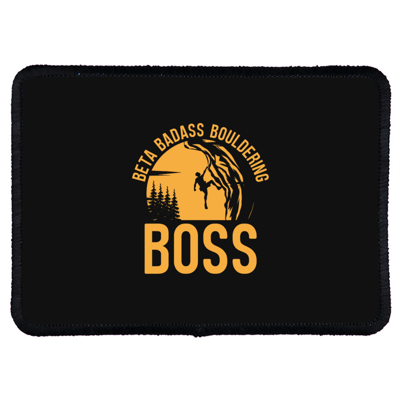 21 Bouldering Climbing Climber Boulderer Rectangle Patch | Artistshot