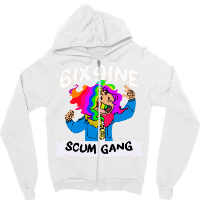 Custom Tekashi 6ix9ine Gummo 69 Zipper Hoodie By Mdk Art