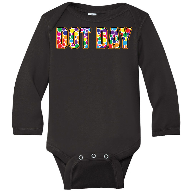 International Dot Day Polka Dot T  Shirt International Dot Day Polka D Long Sleeve Baby Bodysuit by trompeloise212 | Artistshot