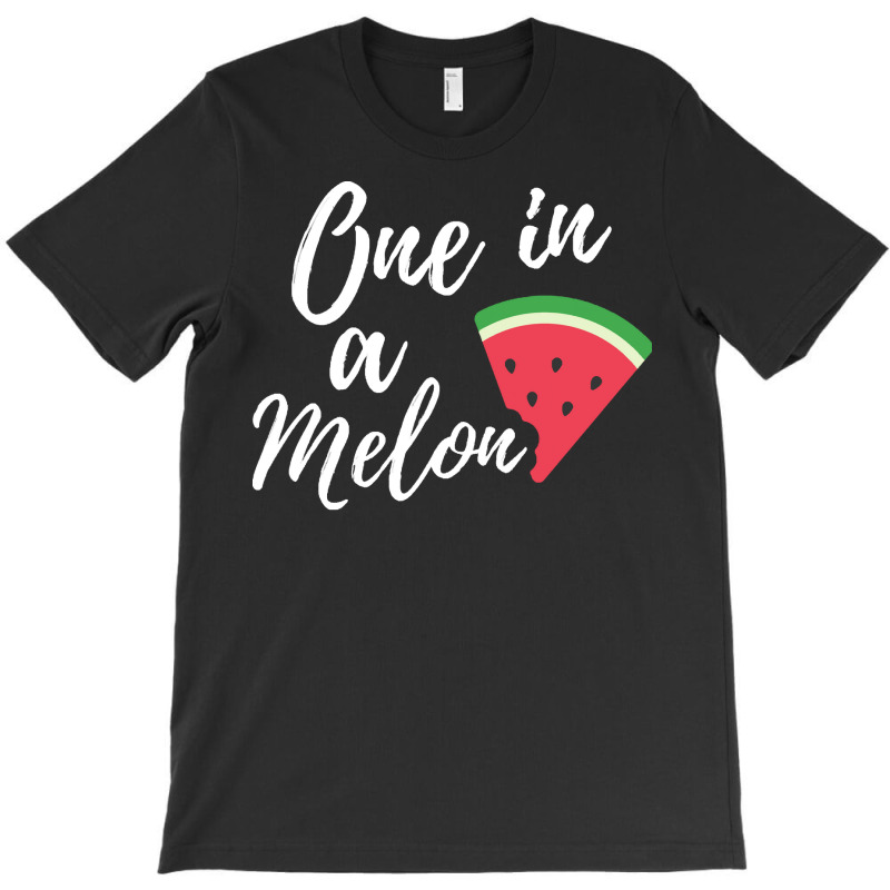 One In A Melon T  Shirt Someone Special Gift   One In A Melon Funny Wa T-shirt | Artistshot