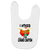 I Hiked The Grand Canyon Baby Bibs | Artistshot