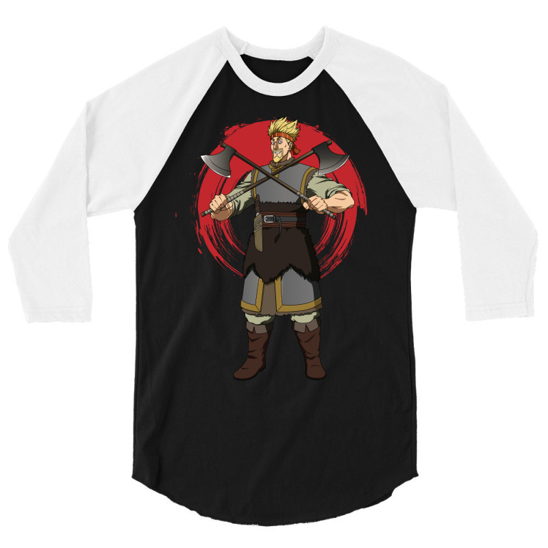 Vinland Saga  - Thorkell The Tall 3/4 Sleeve Shirt by Hala-Art | Artistshot