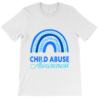 Blue Ribbon No For Child Abuse Excuse Prevention Month April T-shirt | Artistshot