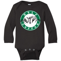 Wolf Coffee 4 Long Sleeve Baby Bodysuit | Artistshot