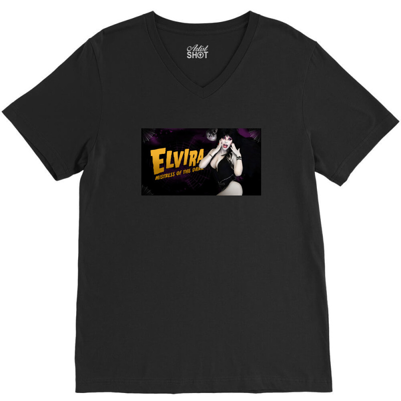 Elvira Movie Tv Cassandra Peterson V-Neck Tee by tioniferi801219@gmail.com | Artistshot