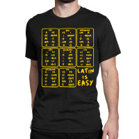 Latin Declensions Cheatsheet Ladies Classic T-shirt | Artistshot