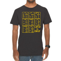 Latin Declensions Cheatsheet Ladies Vintage T-shirt | Artistshot