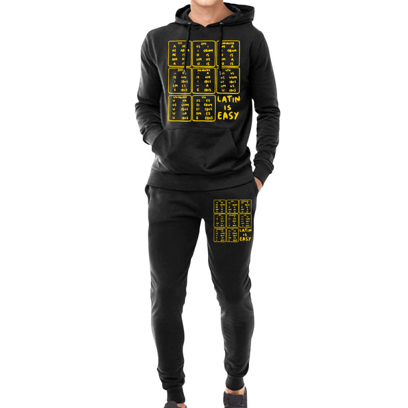 Latin Declensions Cheatsheet Ladies Hoodie & Jogger set by Vario | Artistshot