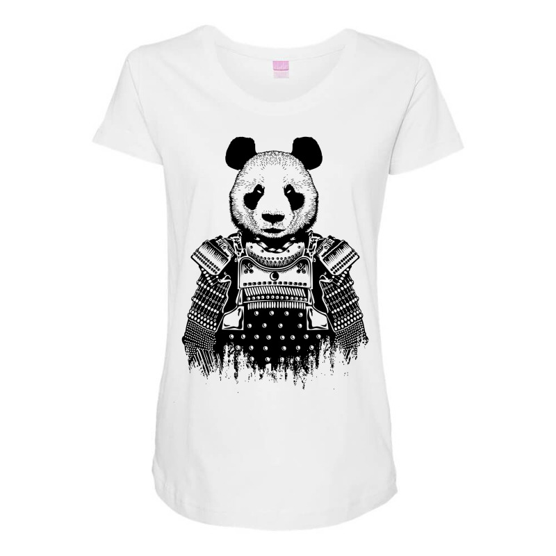 Custom Panda Battle Armor Maternity Scoop Neck T-shirt By Printshirts ...
