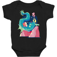 Funny Bookworm Dragon Book Lovers Novel T Shirt Baby Bodysuit | Artistshot