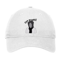 Cat People Horror Adjustable Cap | Artistshot