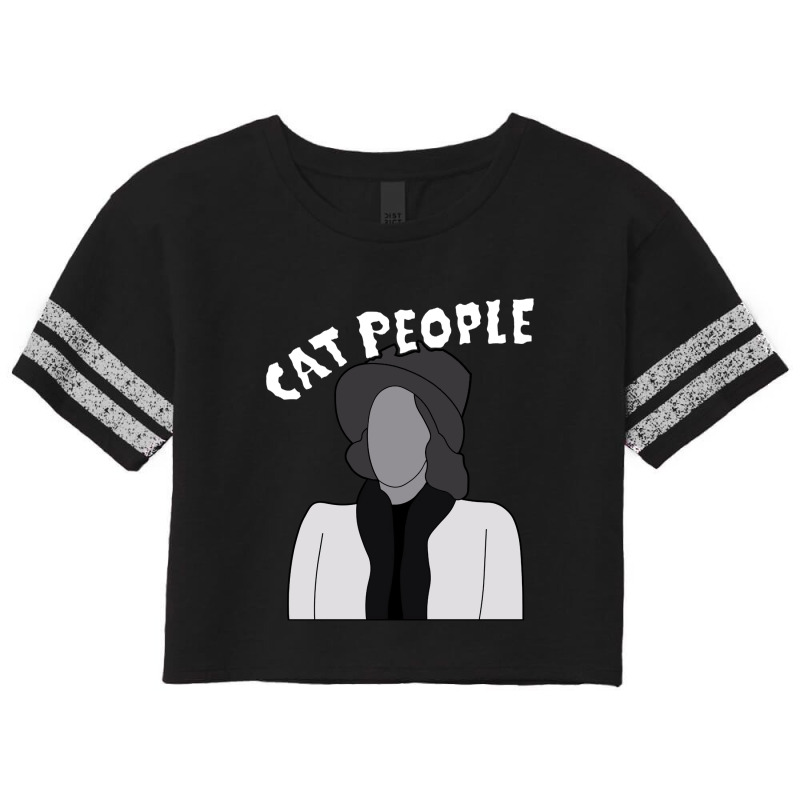 Cat People Horror Scorecard Crop Tee by JarixArt | Artistshot