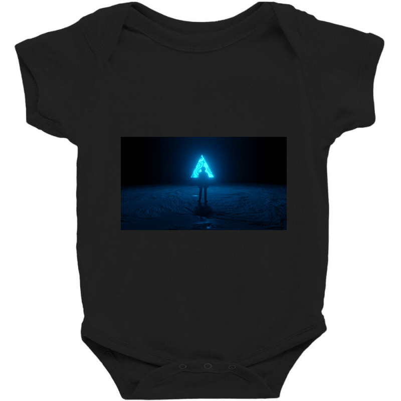 Triangle Light Baby Bodysuit by Designinghood | Artistshot