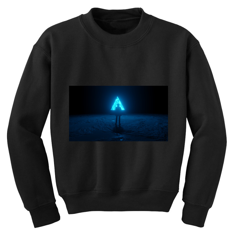 Triangle Light Youth Sweatshirt by Designinghood | Artistshot